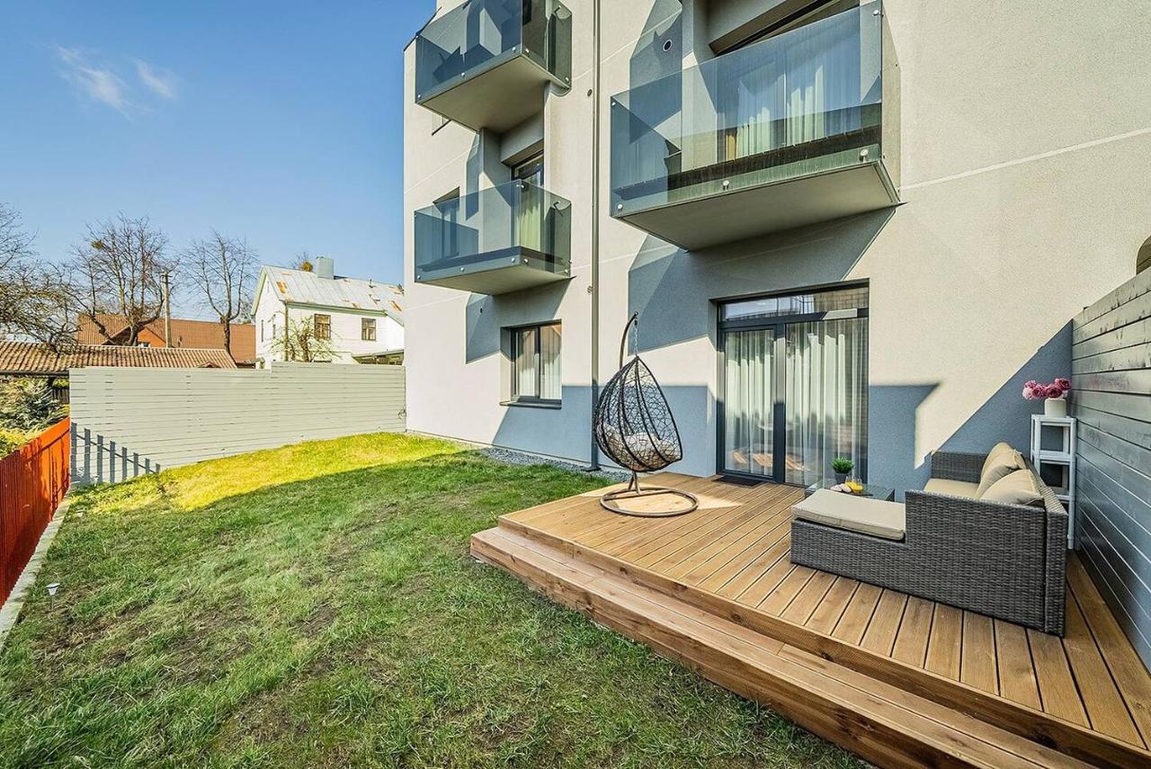 Lovely Apartment With Private Terrace By Urban Rent Kaunas Eksteriør billede